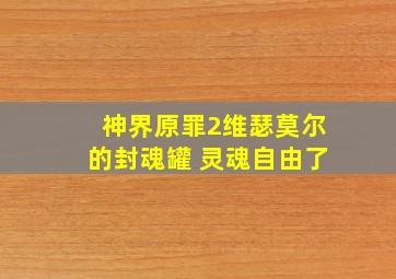 神界原罪2维瑟莫尔的封魂罐 灵魂自由了